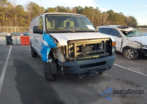 2012 Ford E-250 Commercial z USA, uszkodzony, nr VIN 1FTNE2EL8CDA61728